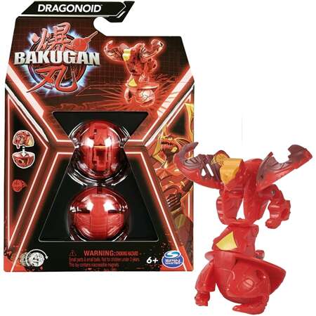 Bakugan Dragonoid Red transformující se bojová figurka + karty