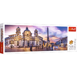Trefl Puzzle 500 Panorama Piazza Navona Řím