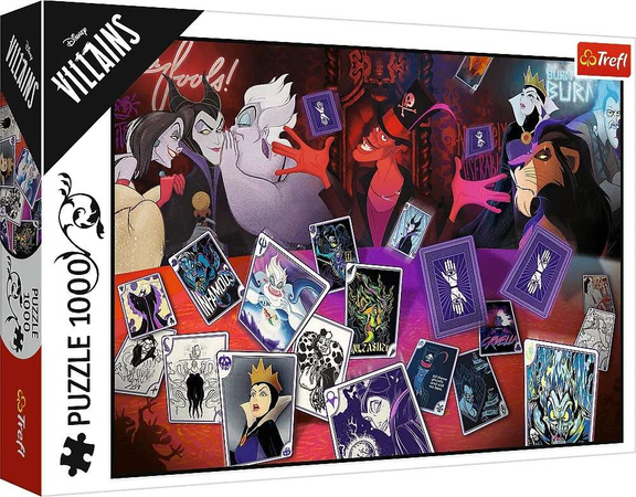 Disney Puzzle 1000 prvků Villains Hodně štěstí