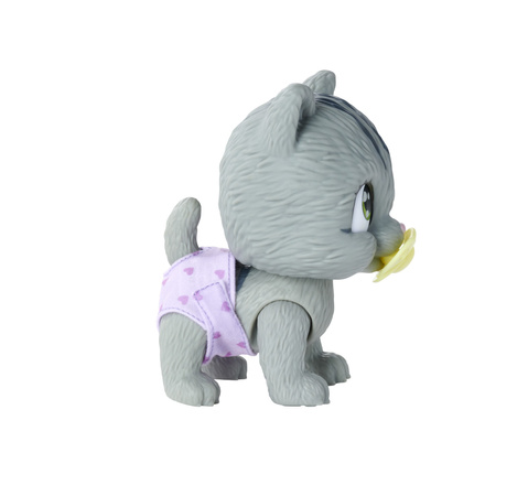 Pamper Petz figurka Interaktivní kočka z plenkového gangu 20 cm + příslušenství