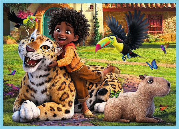 Puzzle 4v1 Naše kouzelné Encanto 207 dílků