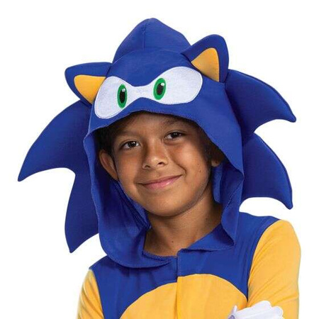 Dětský karnevalový kostým ježka Sonica ve věku 10-12 let