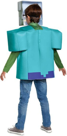 Minecraft Halloween kostým, Zombie karneval kostým 109-126 cm (4-6 let)