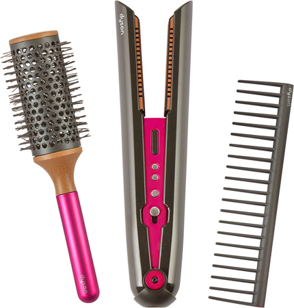 Dětská sada na úpravu vlasů Dyson Supersonic Corrale s žehličkou na vlasy 4 ks