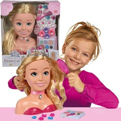 Hlava styling panenka set česání vlasů Make-up Malování Princezna kadeřník + příslušenství Simba