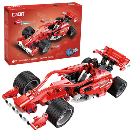 CaDA Stavebnice Sportovní auto 23 cm Formula Racing 144 dílků