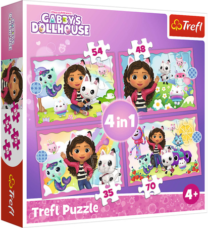 Gabi's Cat House Puzzle Trefl 4 puzzle
