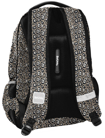 Školní batoh BeUniq Minnie s leopardím vzorem