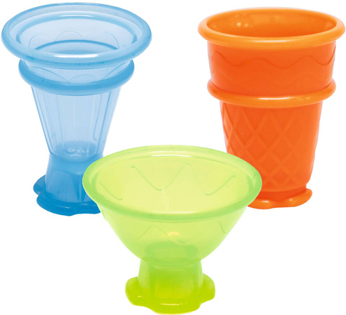 Sada zmrzlinového salonu zmrzlinové pochoutky plastová hmota a příslušenství 15 prvků