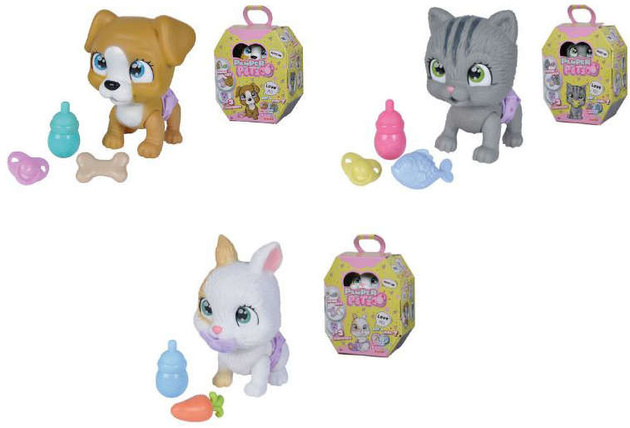 Pamper Petz figurka Interaktivní kočka z plenkového gangu 20 cm + příslušenství