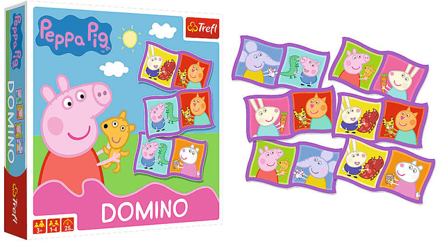 Trefl Prasátko Peppa Domino