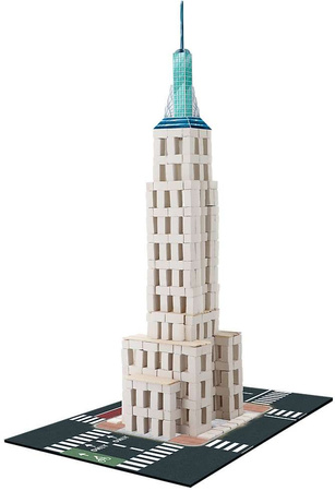 Zestaw Klocki konstrukcyjne realistyczne cegiełki Buduj z cegły Podróże Empire State Building EKO 420