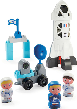 Ecoiffier Abrick Vesmírné základní bloky 23 kusů raketa