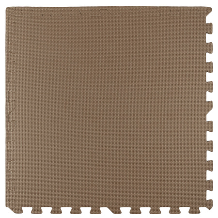 Pěnová podlahová rohož Puzzle vodotěsné bezpečné 3 ks. měď 62 x 62 x 1 cm Humbi