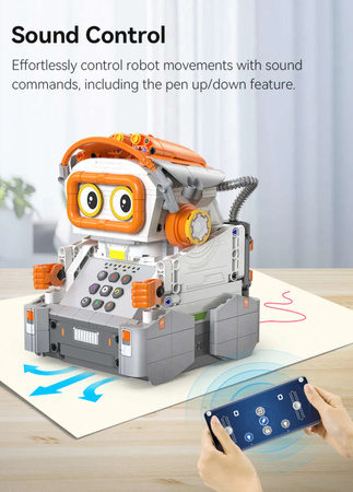 CaDA stavebnice PiccasBot malovací robot programovatelný interaktivní 461 kusů