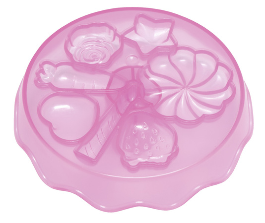 Barevné dezerty XL sada plastové hmoty a příslušenství 21 prvků