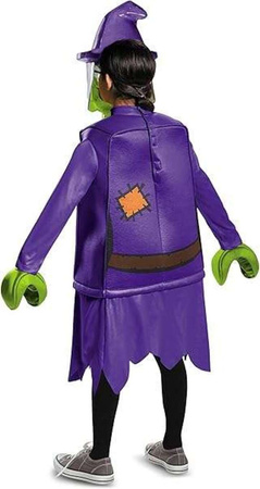 Lego Kostium Strój Karnawałowy Przebranie Czarownicy Witch 4-6 lat 109-126 cm