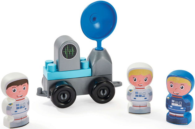 Ecoiffier Abrick Vesmírné základní bloky 23 kusů raketa