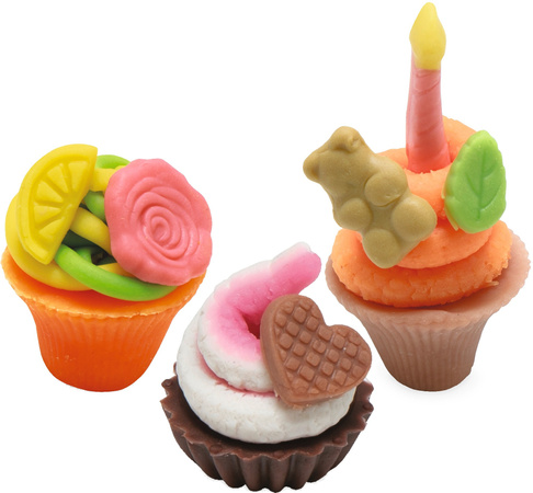 Barevné dezerty XL sada plastové hmoty a příslušenství 21 prvků