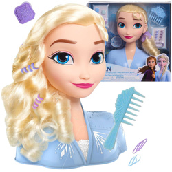 Disney princezna česání a styling hlavy panenky Elsa Ledové království +příslušenství