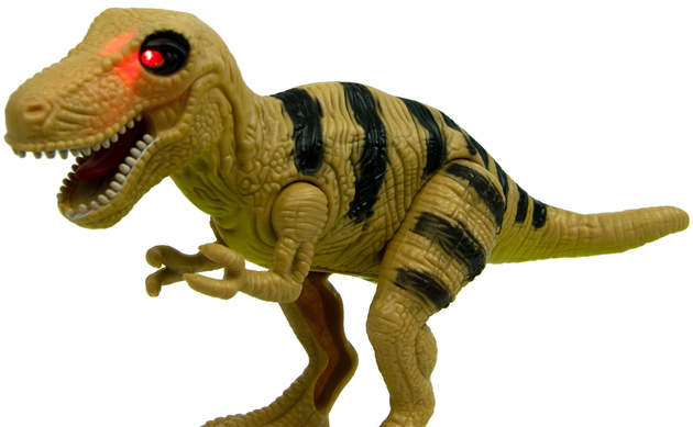 Sada figurek dinosaurů se světly a zvuky 3 ks