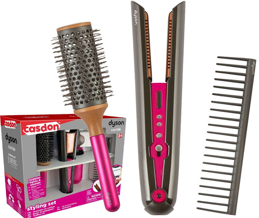 Dětská sada na úpravu vlasů Dyson Supersonic Corrale s žehličkou na vlasy 4 ks
