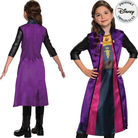 Disney Ledové království kostým, karnevalový kostým Anna 124-135 cm (7-8 let)