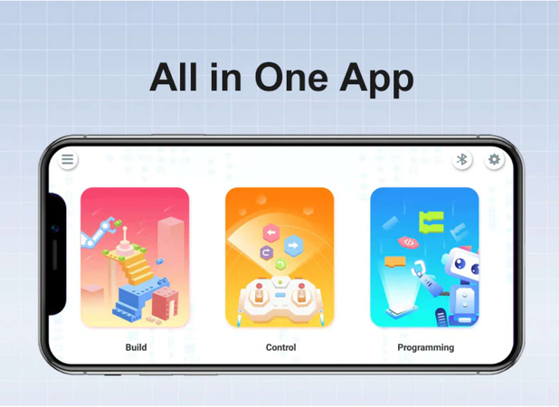 CaDA stavebnice PiccasBot malovací robot programovatelný interaktivní 461 kusů