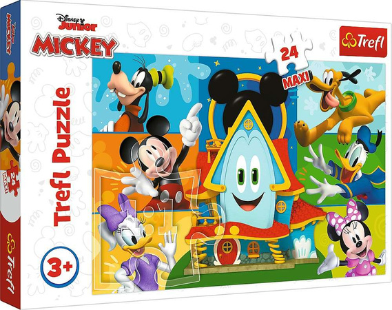 Puzzle Maxi 24 dílků Mickey Mouse a přátelé