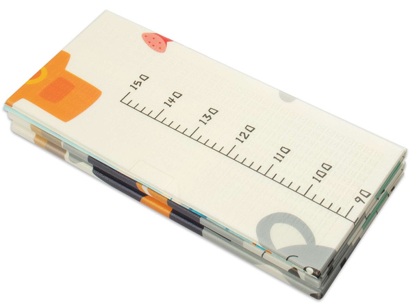 Humbi Oboustranná skládací vzdělávací pěnová podložka XPE 200x180x1 Miarka Streets