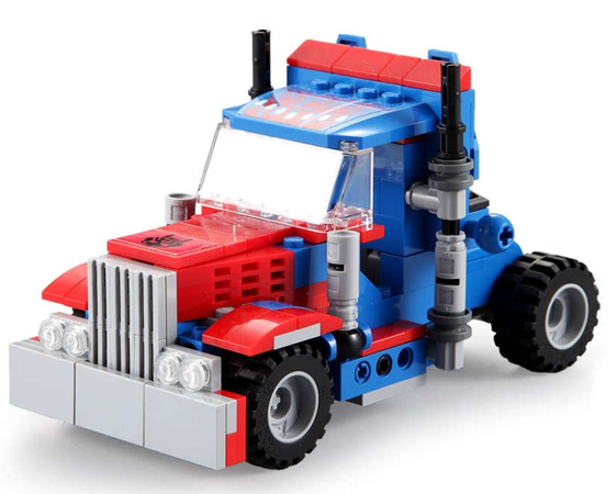 Optimus Robot 2v1 Pull-back bloky 251 kusů C52019W