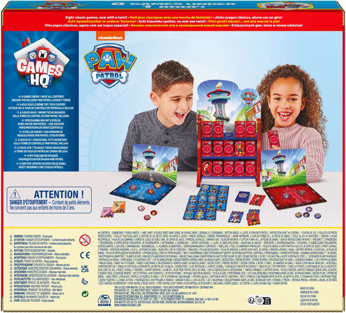 Tlapková patrola velká sada 8 deskových her