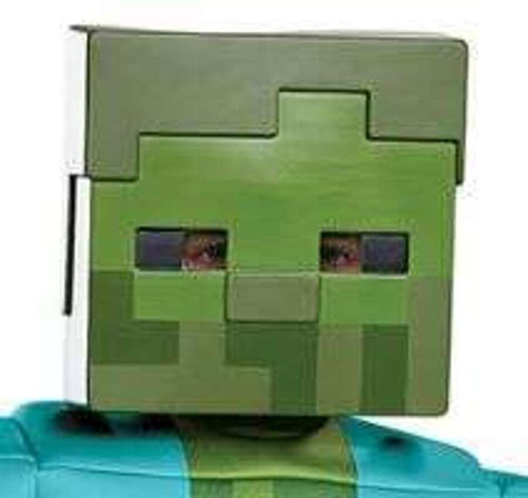 Minecraft Halloween kostým, Zombie karneval kostým 109-126 cm (4-6 let)