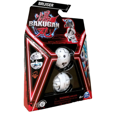 Bakugan Transformační bojová figurka Bruiser White + karty