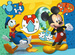 Puzzle 30 dílků Mickey Mouse a veselý domeček